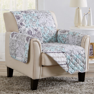 Maribel Solid Reversible Chair Pet Furniture Protector Slipcover
