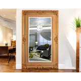 Infinity Rectangle Solid Wood Beveled Mirror
