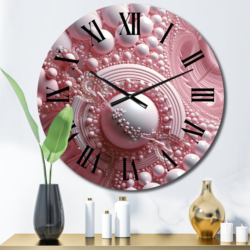 Horloge murale Alien Fractal Space, Petit