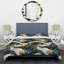 Ensemble de housse de couette abstraite en polyester peint à la main en marbre acrylique-93270944-112917712
