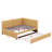 Ayob Upholstered Linen Daybed with Trundle Bed-838996856