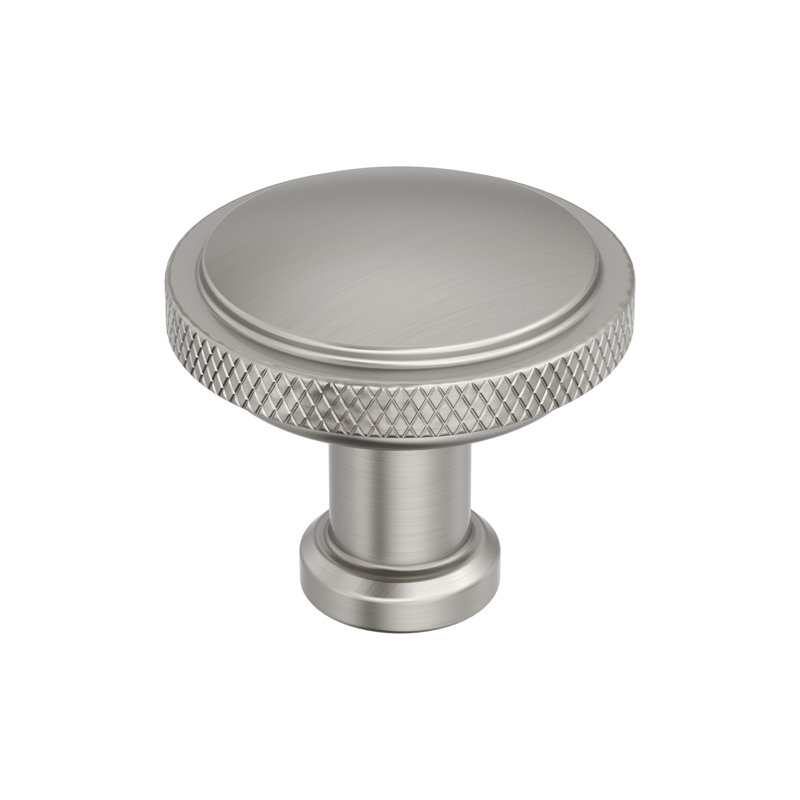 Poignée d'armoire de 1 1/4 po (32 mm) de diamètre Faraday, Nickel satiné