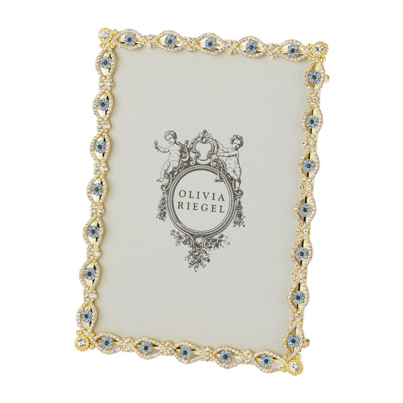 Evil Eye Metal Picture Frame, Gold