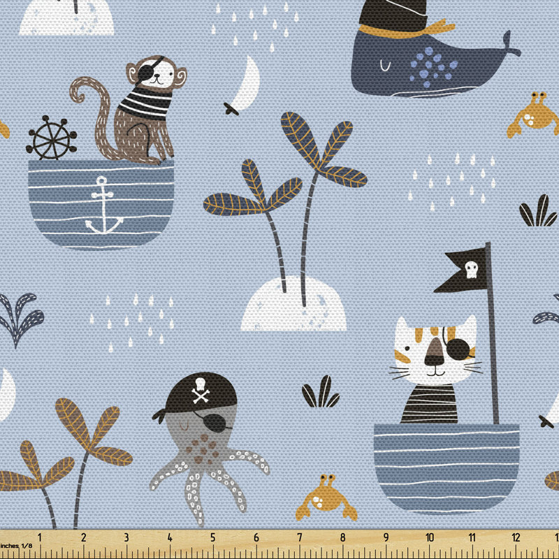 Multicolore, tissu de chat par The Yard, l 36 po x L 58 po