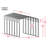 Galvanized Steel Carport, 10X29X9-90469249