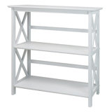 Solid Wood Etagere Bookcase