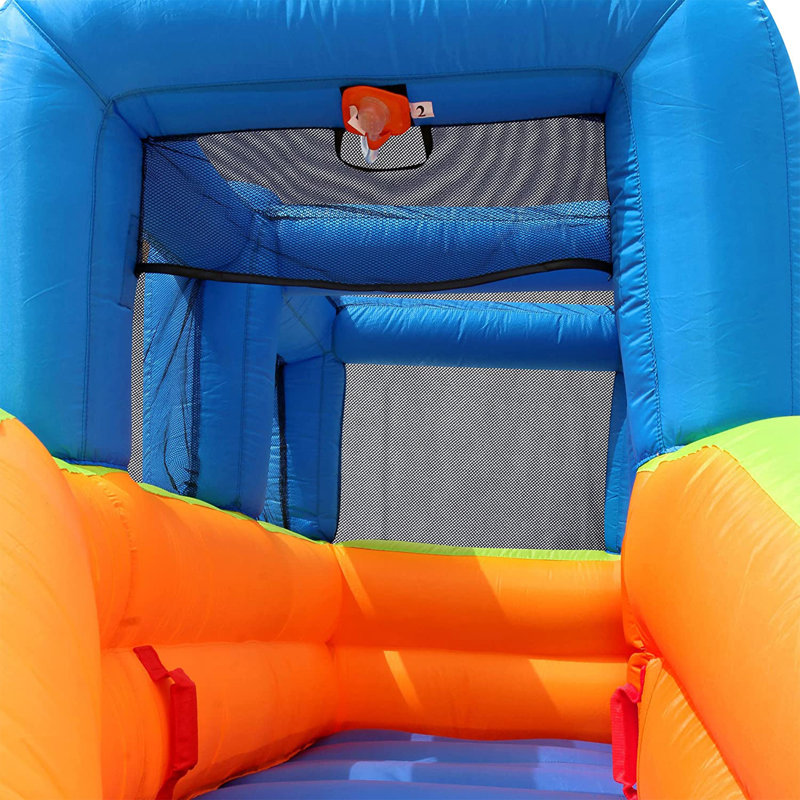 Banzai Drop Zone Water Park: Outdoor Inflatable Water Park, Motor Air Blower, (14Ft 7In L X 13Ft 4In W X 8Ft H), Ages 5+
