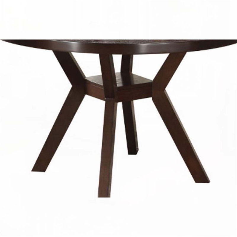 Wood Top Dining Table With Cross Base