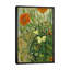 Butterflies And Poppies by Vincent Van Gogh - Floater Frame Painting on Canvas-738160114-738160125