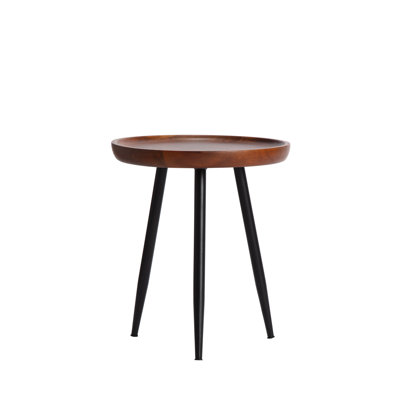Derik Solid Wood Side Table