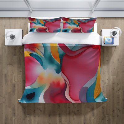 Polyester Abstract Duvet Cover