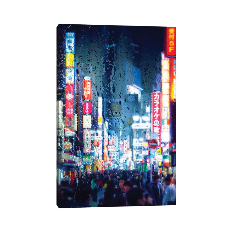 Behind The Window - Midnight Blue by Philippe Hugonnard - Wrapped Canvas Print, 101.6 cm H x 66.04 cm W x 3.175 cm D
