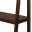 Tablette de style 32X17x68 ", design moderne pour la vie organisée, tablette élégante en bois massif 32X17x68", option de rangement d'espace, finition naturelle