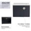 Meuble-lavabo simple 28 po avec plateau en céramique Germina-1952649513-1984719915