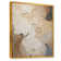 Beige Minimalism Elegance In Bloom On Canvas Print
