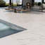 Carrelage extérieur 24 po x 48 po aspect marbre Markina