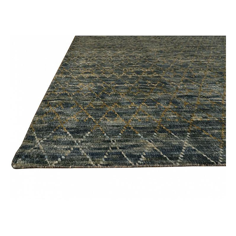 Mystique Hand Knotted Wool Area Rug, Rectangle 6' x 9'