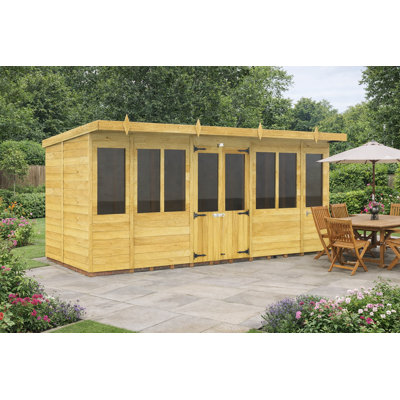 16ft x 6ft Pent Summer House