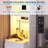 Jamone Storage Makeup Vanity with LED Lights and Power Outlets-1100486020