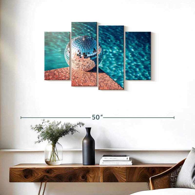 Abarca Disco Ball, 22" H x 36" W