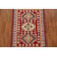 Tapis rouge Kazak noué à la main 4 x 6