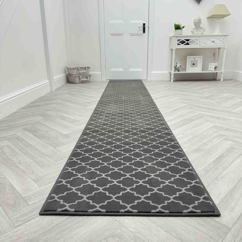 Runner Geometric Area Rug, Runner 60 x 330 cm
