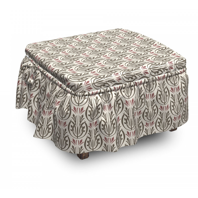 Housse pour repose-pieds motif médiéval