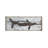 Metal Propellor Airplane Silver Wall Decor