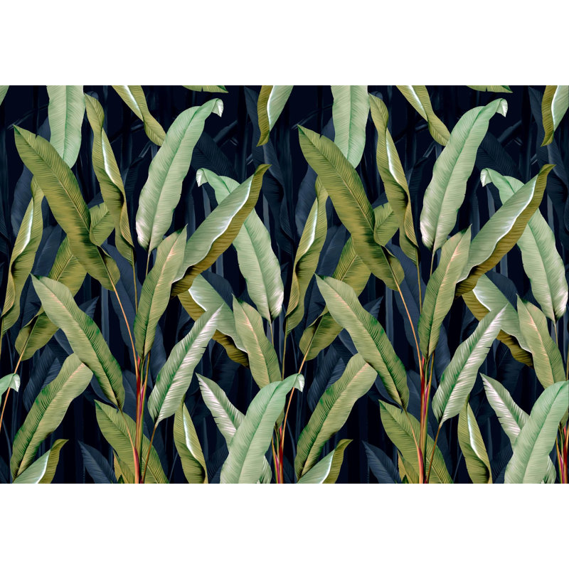 Superfresco Easy Banana Leaf Print To Order Mural, Blue
