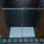 Porte de douche coulissante simple sans cadre WOODBRIDGE de 56 à 60 po de largeur x 80 po de hauteur avec verre trempé transparent de 3/8 po (10 mm)-115676920