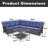 Schutt Wicker 6 - Person Patio Conversation Set with Cushions-89059639-89059637