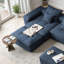 Canapé modulaire surdimensionné à 5 places avec 6 coussins Boneless-2126669112