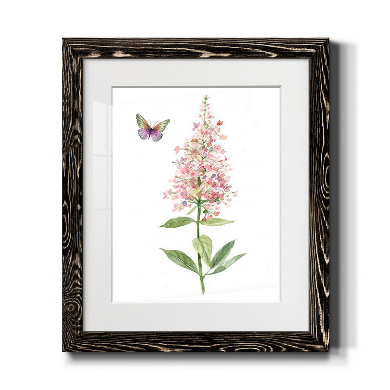 Wildflower Botanical II - Cadre photo, reproduction d'art sur papier, H 24 po x l 18 po x P 1,5 po, Noir
