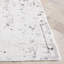 Tapis oriental gris en viscose / coton tissé à la main Brianne-941069290