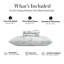 Ensemble de literie Southshore Fine Linens pour lit simple, motif botanique, 3 pièces, coloris Shamrock Breeze Grey-135031051-135031065