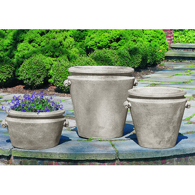 Scroll Handle Handmade Pot Planter