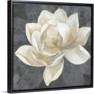 " Majestic Magnolias Neutral " Painting Print