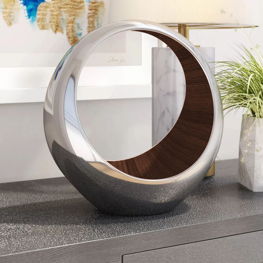 Pritchard Metal Decorative Bowl Set in Silver Ivy Bronx