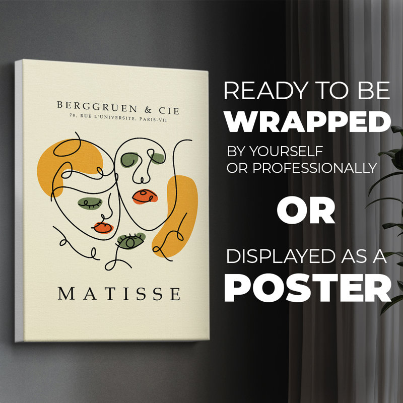Matisse Lxxx, reproduction encadrée - reproduction de toile seulement - non encadrée, H 12 po x l 8 po