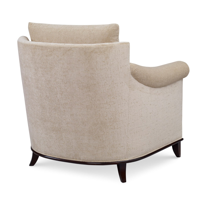 Drake Upholstered Armchair, Elise Harbor, Amber