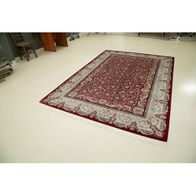 Tapis contemporain contemporain touffeté à la main 6 pi 6 po x 9 pi 6 po