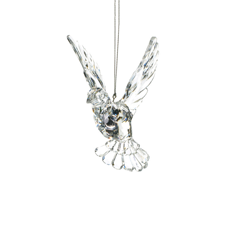 Ornement figurine suspendu colombe