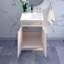 24" Bathroom Vanity Sink Base Cabinet in Antique White
