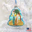 Keepsake Tree Board Coastal Glass Ornament