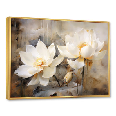 Lotus Exquiste Country Charm - impression sur toile Lotus