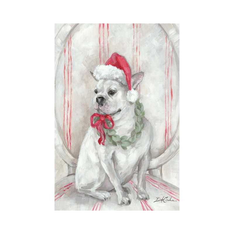 Frenchie by Debi Coules - No Frame Gallery-Wrapped Canvas Giclée on Canvas, 30.48cm H x 20.32cm W