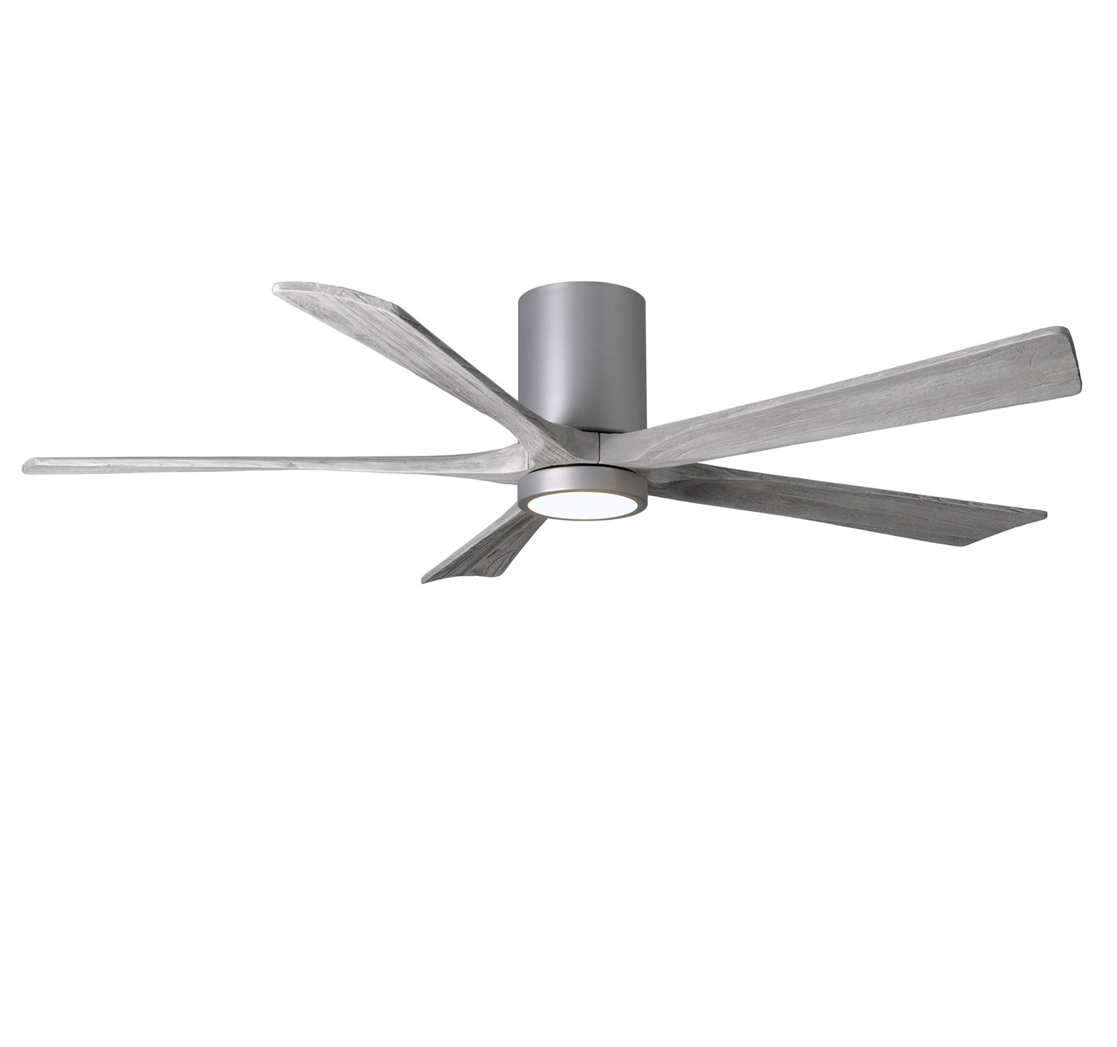 Irene Ceiling Fan with LED Light Kit, Brushed Nickel, Barn Wood Tone, 60"
