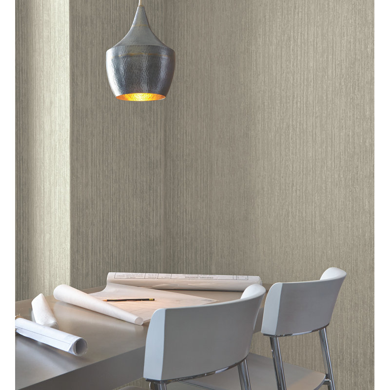 Papier peint taupe Precious, Beige