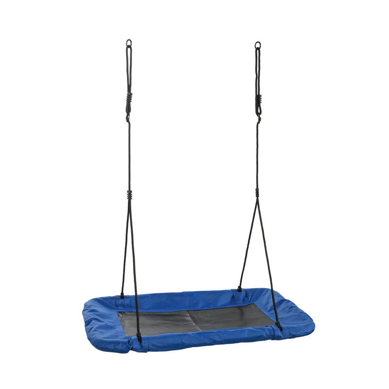 SwingKing Nylon Web / Saucer Swing Swing Seat with Chains