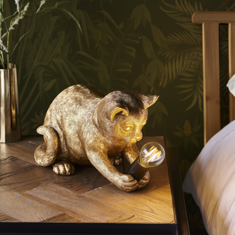 Switzer Resin Novelty Lamp, Gold